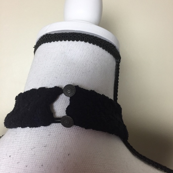 Free People Black Lace Semi Halter Miley Bodysuit - Picture 7 of 13